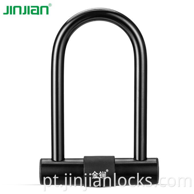 Hot Sale aço carbono aço de zinco Cilindro Bicicleta E Bike U Lock Lock Lock